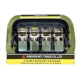 1 Inch Ratchet Tie Down Set