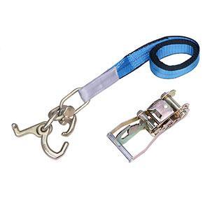 2inch 8ft Ratchet Snap Hook & Cluster Tie-Down with Compact J R & T Hooks
