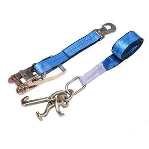 2inch 8ft Ratchet Snap Hook & Cluster Tie-Down with Mini J R & T Hooks