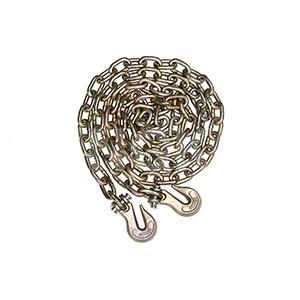 3/8inch x 25ft G70 Transport Chain with Clevis Grab Hooks