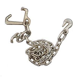 5/16 inch G70 Chain with Grab Hook; R & T-J Hooks
