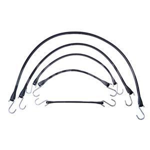 Black Rubber Tarp Strap 