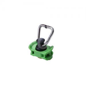 Single Stud Fitting w/ D Ring Green